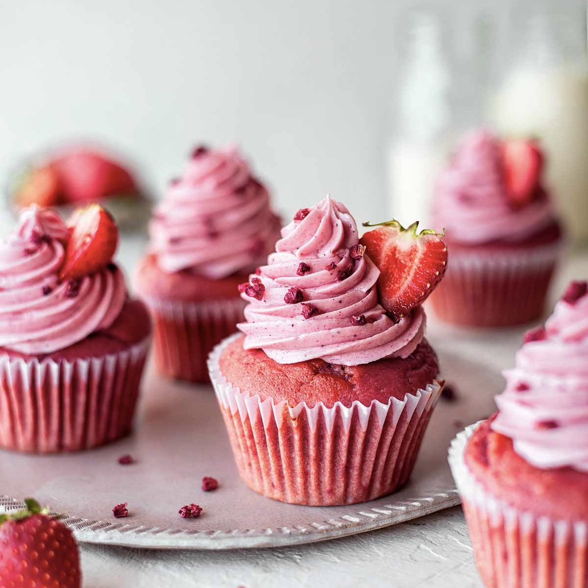 veganStrawberryCupcakes